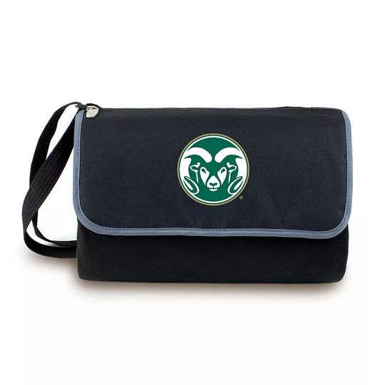 Picnic Time Colorado State Rams Blanket Tote, Black