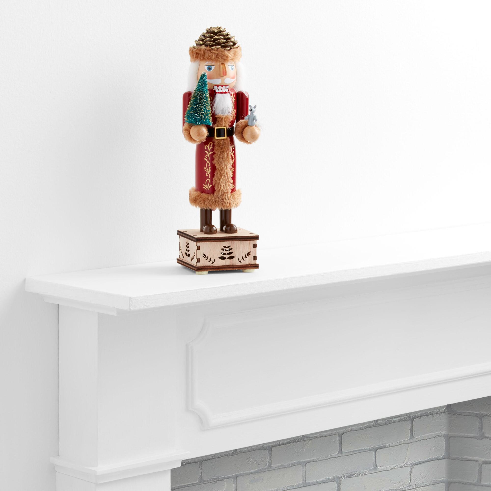 Woodland Santa LED Light Up Nutcracker: Multi by World Market