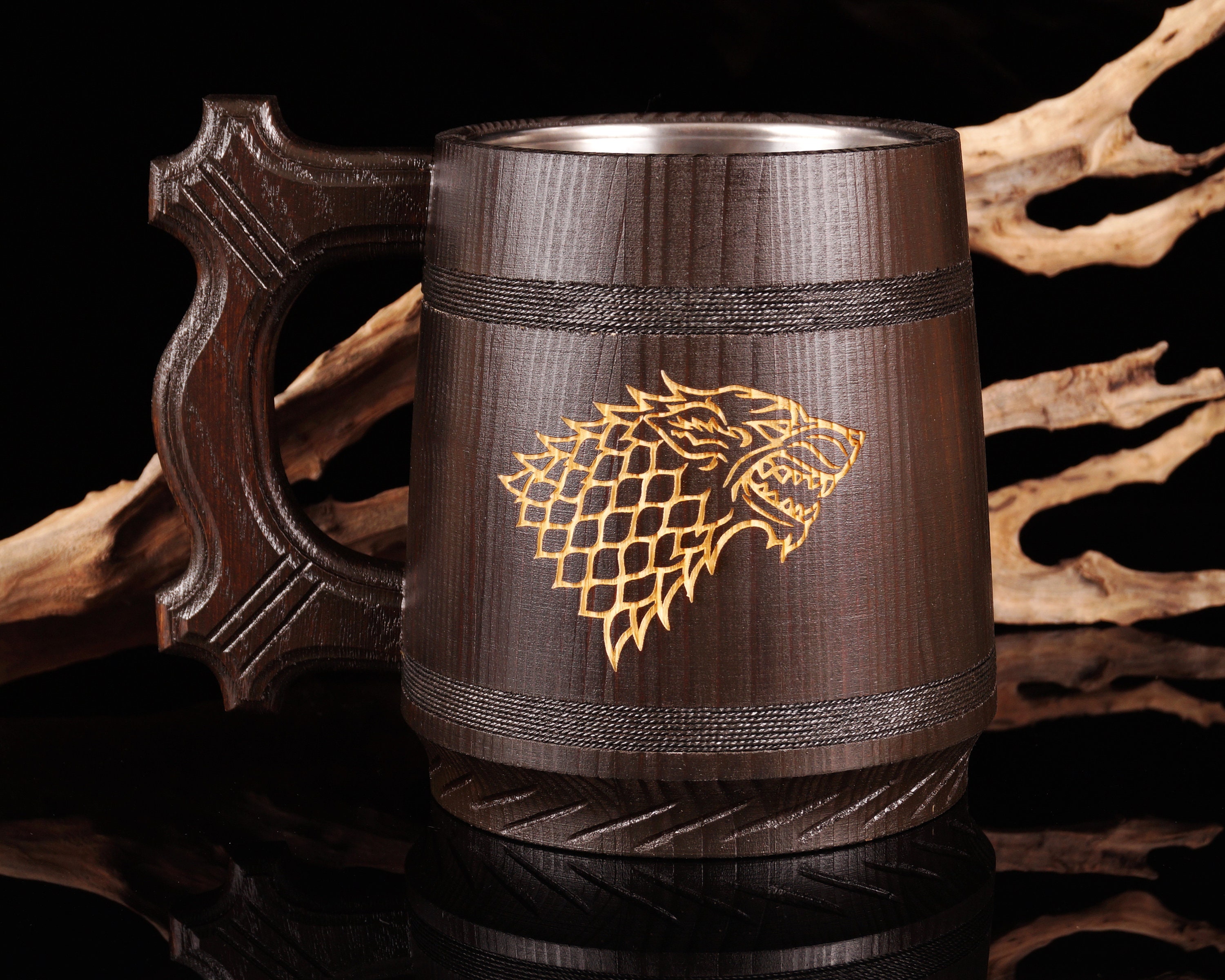 Groomsmen Gift, Personalized Beer Mug, Tankard, Stein, Wedding Gift For Groomsmen, Customized Engraved Wooden Groom