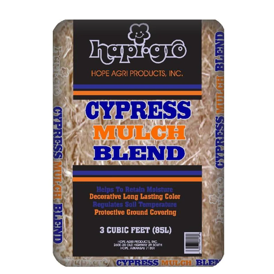 Hapi-Gro 3-cu ft All Natural Cedar Mulch Blend in Brown | CY03H