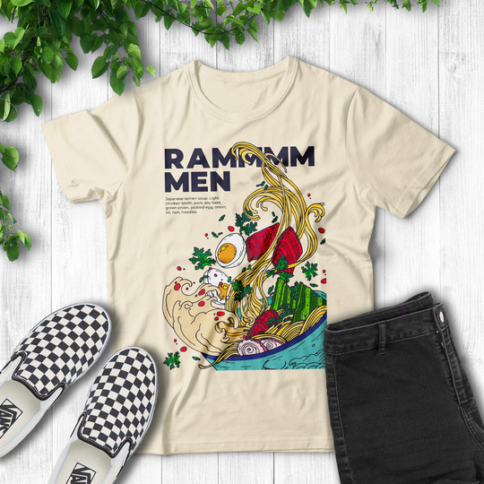 Vintage Style Ramen T-Shirt - Graphic Tees