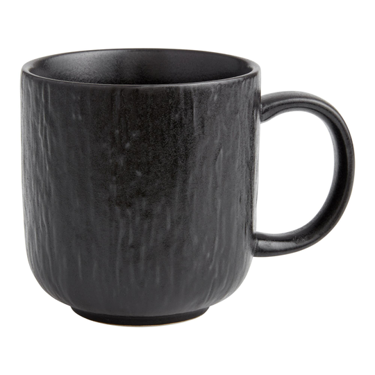 Matte Black Textured Stella Mug - Stoneware by World Market