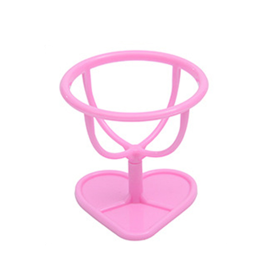 Makeup Egg Powder Puff Blender Sponge Display Stand Drying Holder Storage Rack - pink
