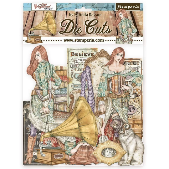 stamperia Lady Vagabond Lifestyle Die Cuts | Dfldc52