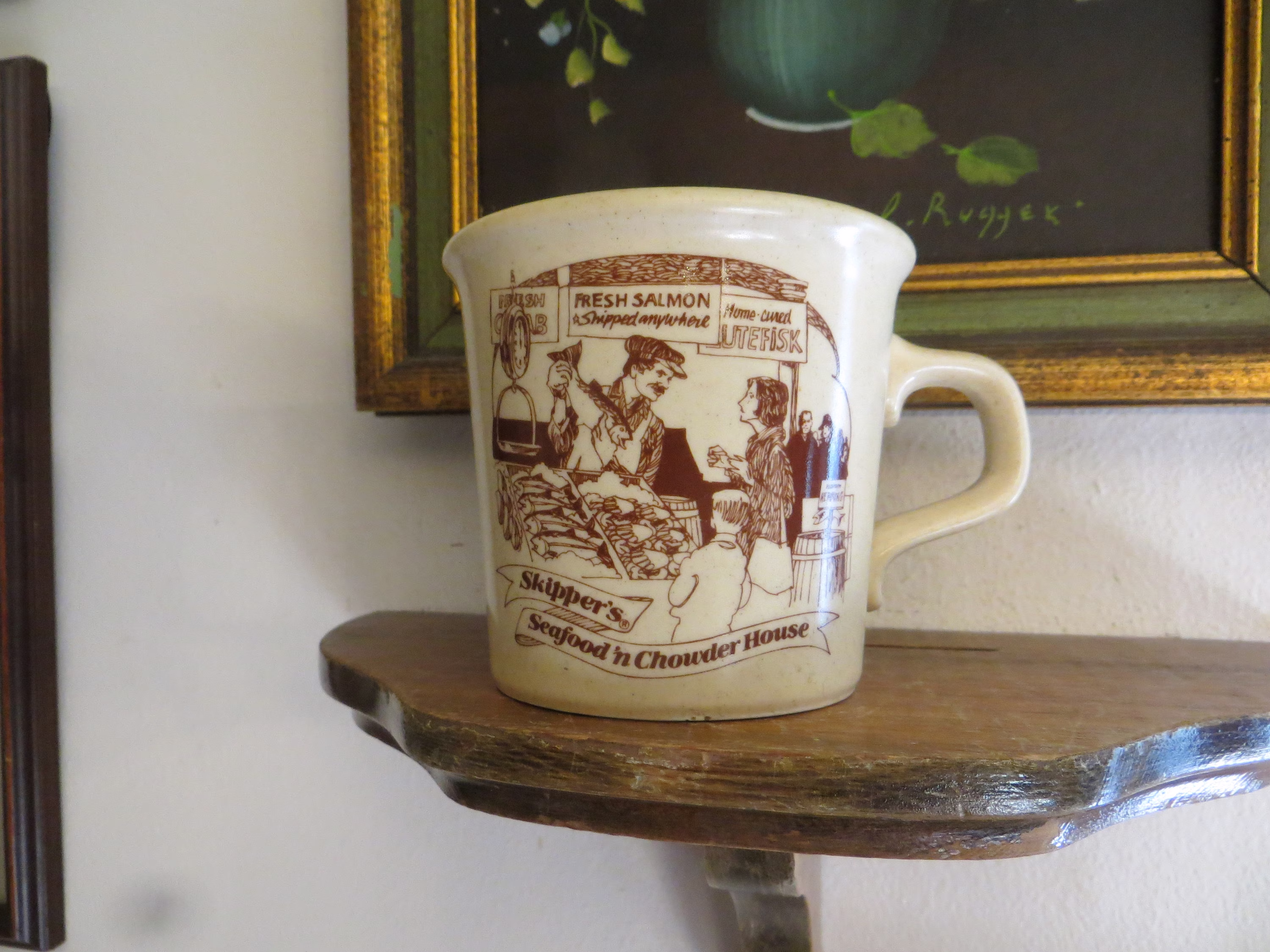 Taylor International ~ Skipper's Seafood "N Chowder House Coffee Cup Mug Usa