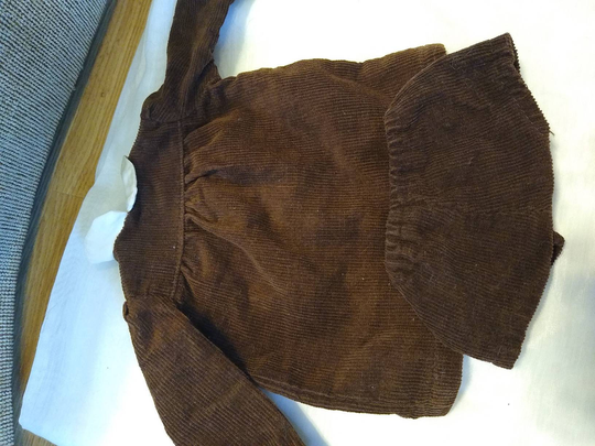 Vintage Sasha Doll Brown Cord Dress Hard To Find With Pants 1960's Factory Original