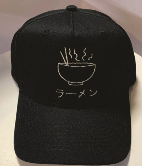 A Bowl Of Ramen Japanese Embroidered Cap