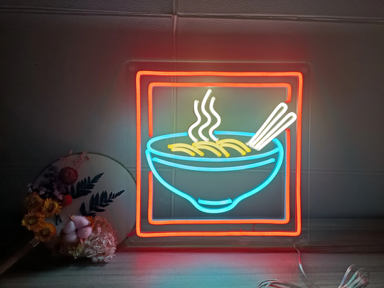 Ramen Japanese Noodles Neon Sign | Shop Wall Decor Art Led Neon Sign |Neon Light For