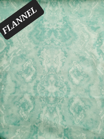 Tonal Teal Blender Comfy Cotton Flannel From A. E. Nathan. Quilting/Sewing/Craft/Kids/Nursery Flannel. Priced Per 1/2 Yard