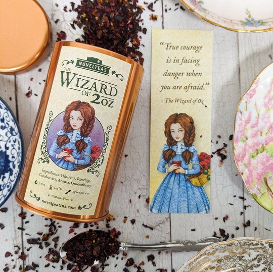 Wizard Of Oz Tea Blend, Dorothy Gale Valentines Gift With Bookmark