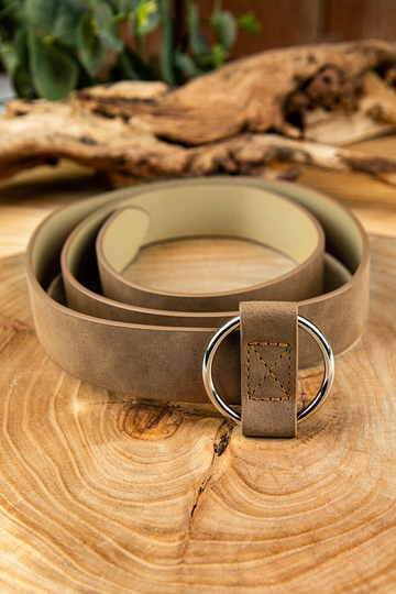 Tan Suede Belt