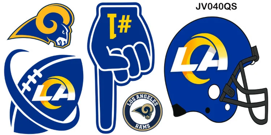 Coroplast Yard Cards & Decor Foot Ball, La Rams