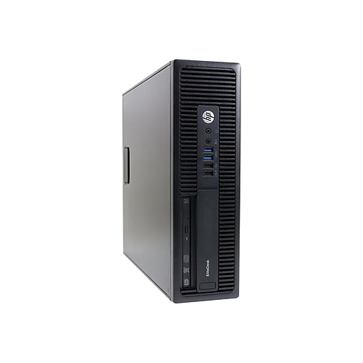 HP EliteDesk 705 G2 ST2-20686 Refurbished Desktop Computer, AMD A10, 8GB RAM, 256GB SSD