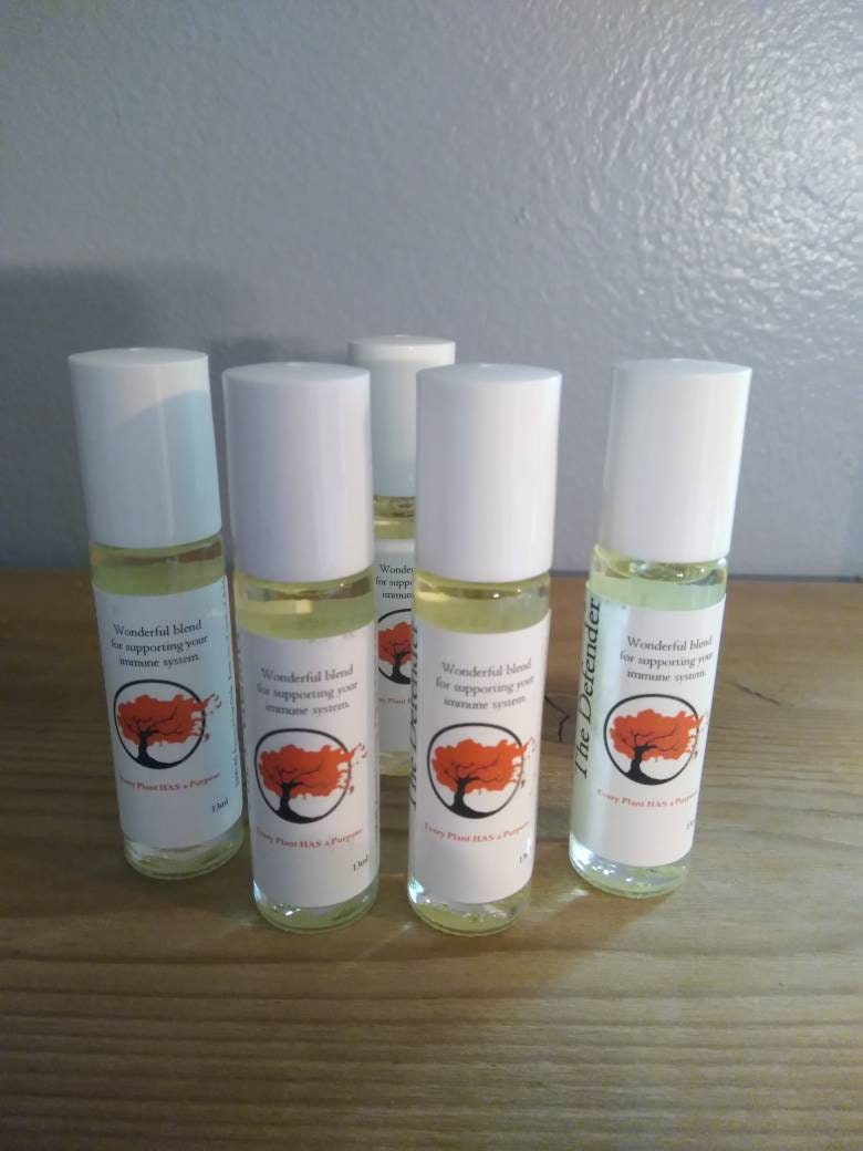 The Defender/Essential Oil Blend Immune System Boost. 13 Ml Roll-On. Ready To Use