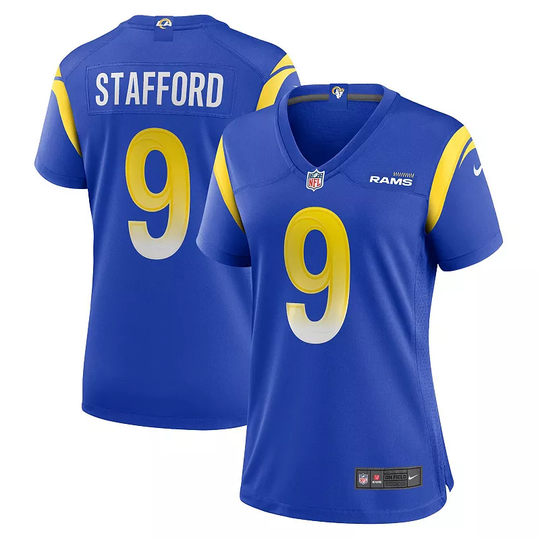 Women's Nike Matthew Stafford Royal Los Angeles Rams Game Jersey, Size: Medium, LAR Blue