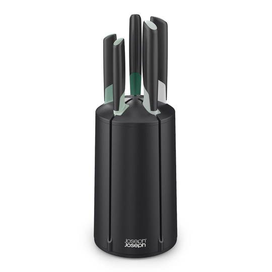 Joseph Joseph Elevate Carousel 5 Piece Knife Set: Gray by World Market