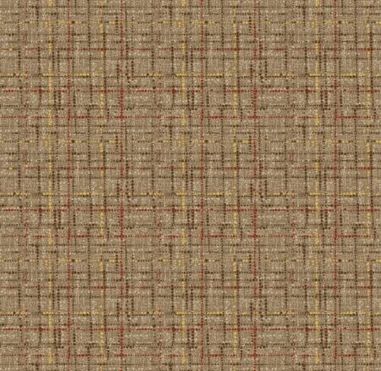 Coco - Mocha Brown Cotton Fabric Michael Miller Grid Texture Blender Basics Modern Quilting Apparel Home Decor