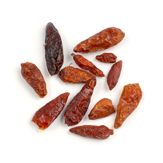 Birdseye Chiles Bird's Eye Chili, Thai Piri Chiles - De-stemmed Spices