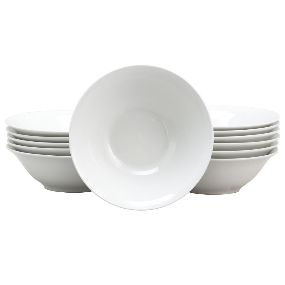 Gibson Home 12-Piece White Dinnerware | 849105076M