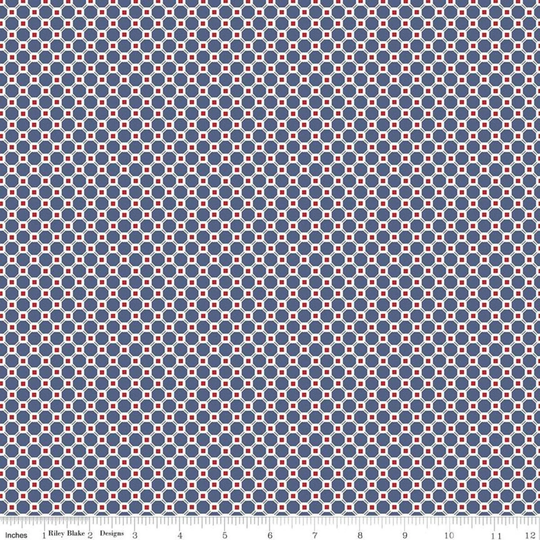 Cook Book - Lori Holt Riley Blake C11764-Denim