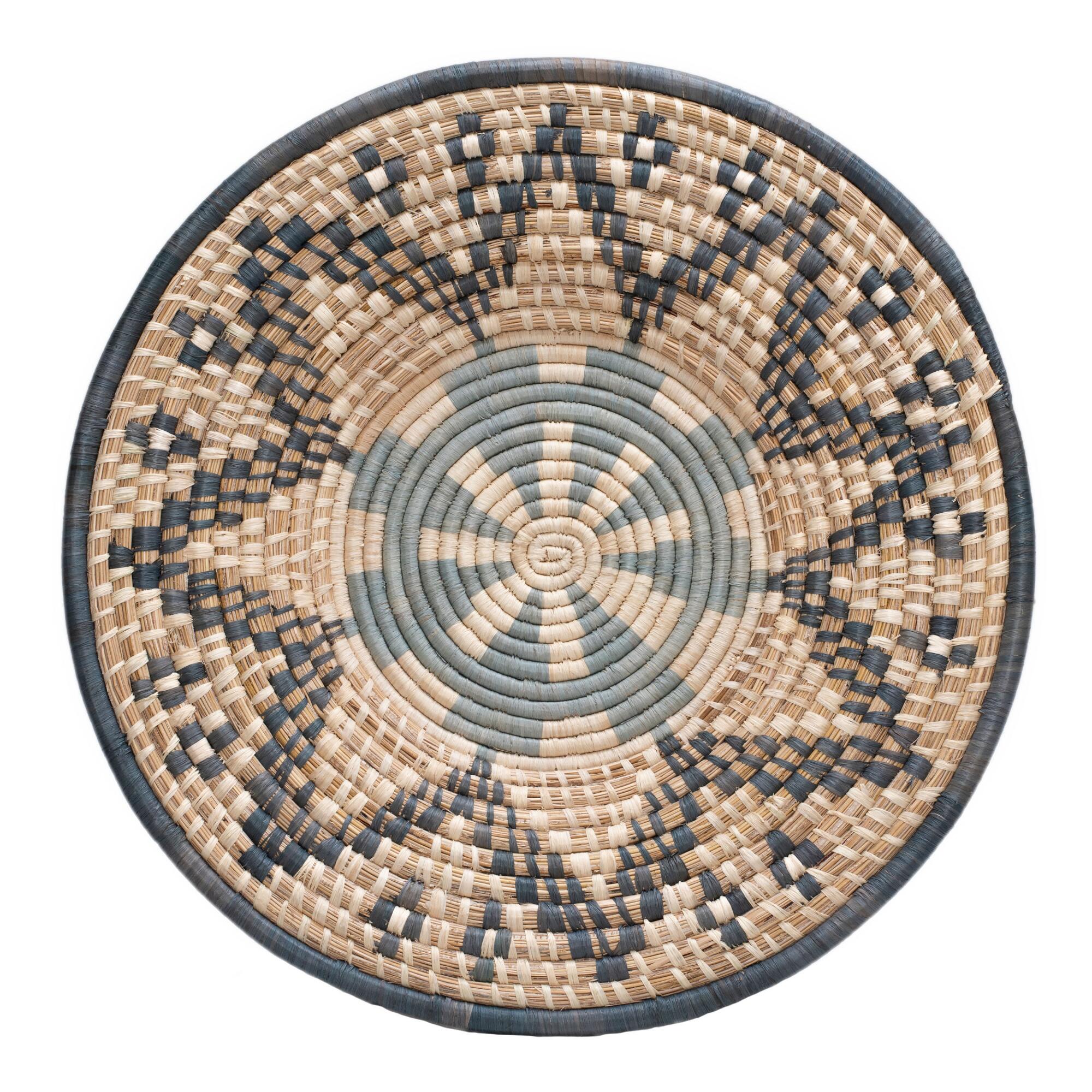 All Across Africa Light Blue Woven Disc Wall Decor by World Market