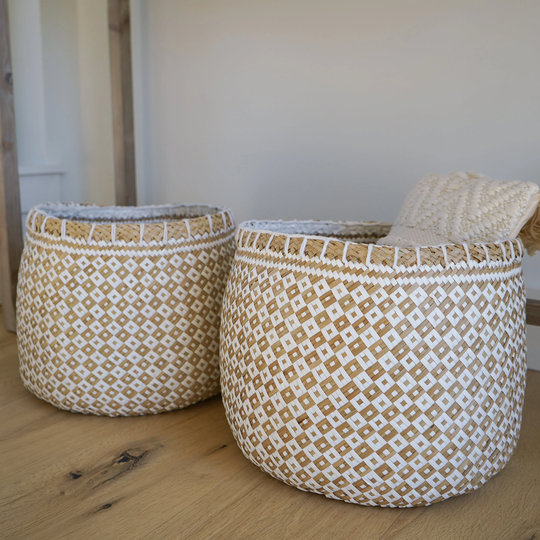 Seagrass Storage Basket, Varying Sizes, Toy Bin, Pet Storage, Blanket Home Decor, Plant Large Gift Basket