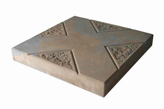 Lowe's Insignia 16-in L x 16-in W x 2-in H Brown/Charcoal Blend Concrete Patio Stone in Gray | KIPBC