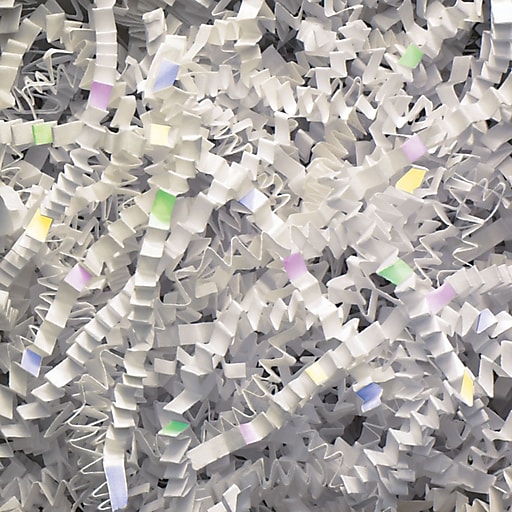 Crinkle Paper Blend, Iridescent/White, 10 Lbs./Case (CPB10HH)