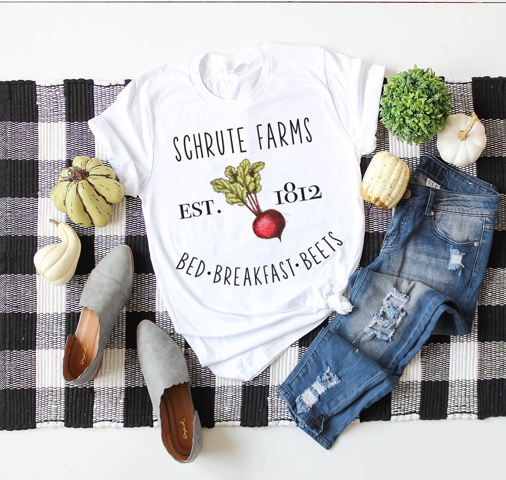 Dwight Schrute Farms Shirt Funny Unisex - Office -Funny T-Shirt Mens & Womens