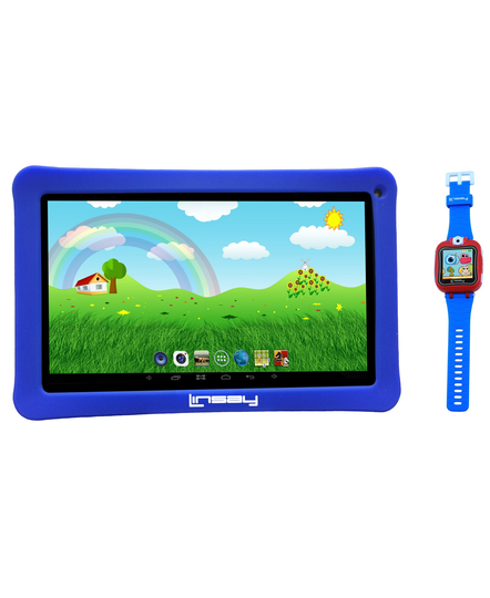 LINSAY 10.1-in Wi-fi Only Android 11 Tablet with Accessories with Case Included;; | F10KBWB