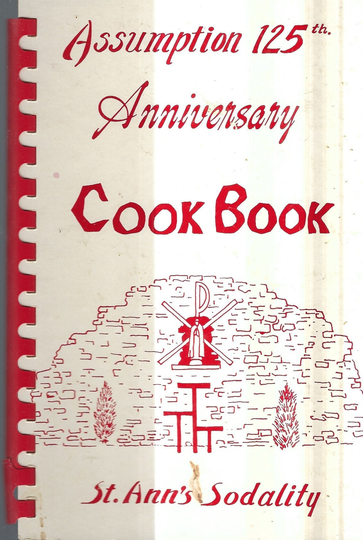 st Louis Missouri Vintage C1960S Assumption Catholic Church 125Th Anniversary Cookbook Mo Community Recipes Collectible Rare Local Cook Book