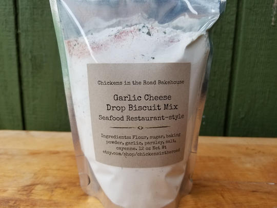 Garlic Cheese Drop Biscuit Mix, Seafood Restaurant Biscuits, Hand-Crafted Bakery Biscuits