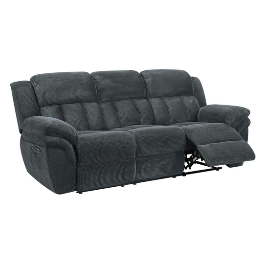 Picket House Furnishings Celeste Modern Carbon Polyester/Blend Sofa in Gray | UST1393305P
