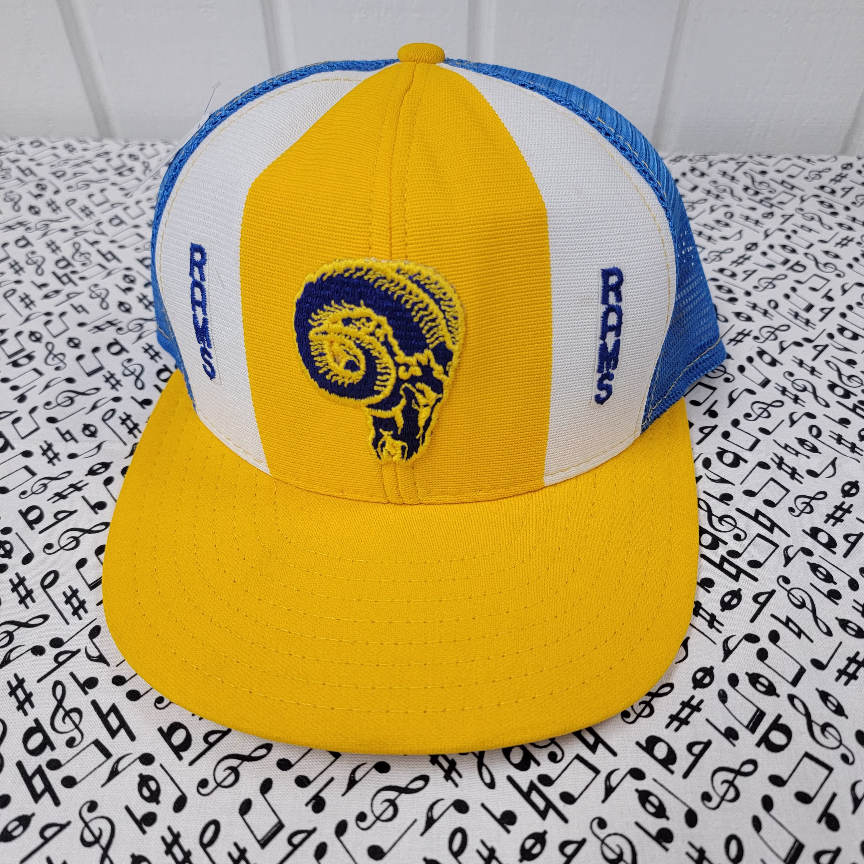 Vintage 1980S Los Angeles Rams Lucky Stripe By Ajd Snapback | Size One Size Fits Most