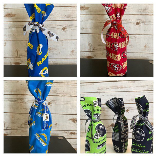 Los Angeles Rams, San Diego Chargers, Francisco 49Ers & Seattle Seahawks Bottle Bags