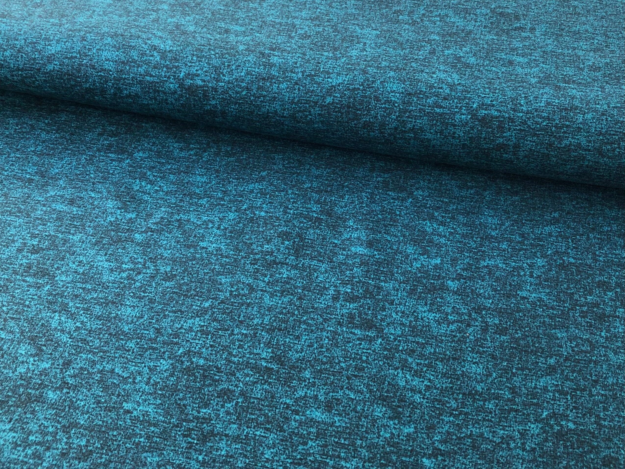 Bernatex Cotton Shot Blender in Peacock - 100% Printed Fabric From Order By The Yard"