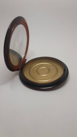 French Vintage Guerlain Teracotta Compact Powder Case, Vintage Box, Purse Mirror