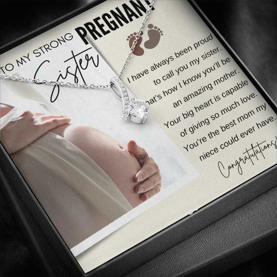 Congratulations Gift To My Pregnant Sister, Pregnancy Present For Sibling, Expecting Mom Gift, First Time Mama, Motherhood, Push Presents