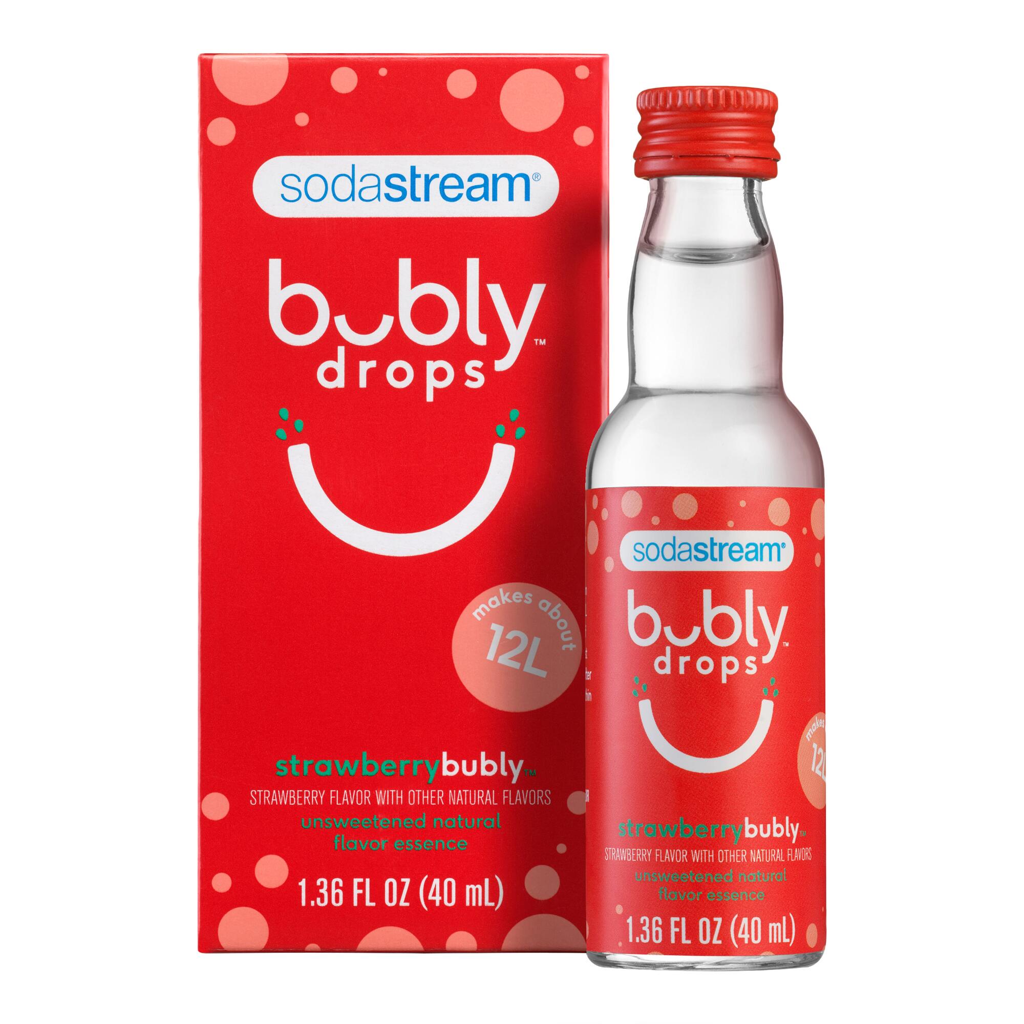 SodaStream StrawberryBubly Essence Drops by World Market