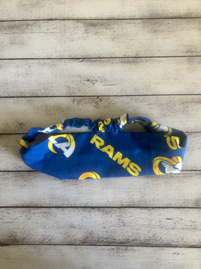 Los Angeles Rams Football Headband Adult Child Toddler Elastic Stretchy Stretch Hairband Hair Band Headwrap Accessories