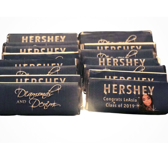 6 Personalized Chocolate Bar Wrappers