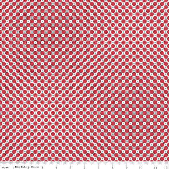 Cook Book Kitchen Tile Cayenne By Lori Holt For Riley Blake Designs