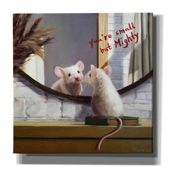Mighty Mouse By Lucia Heffernan, Canvas Wall Art