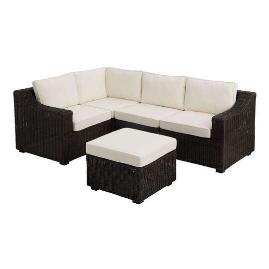 Espresso Navarra Modular Outdoor Patio Sectional Collection by World Market