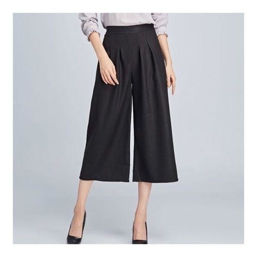 Ninth Loose Pants Blending All-match Casual Seventh Trousers black S - XXL