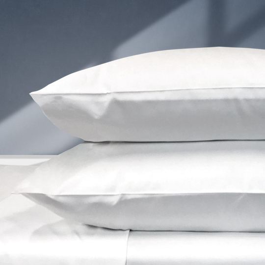 BedVoyage 2-Pack Melange by BedVoyage Snow Queen Cotton Viscose Blend Pillow Case in White | 11021601