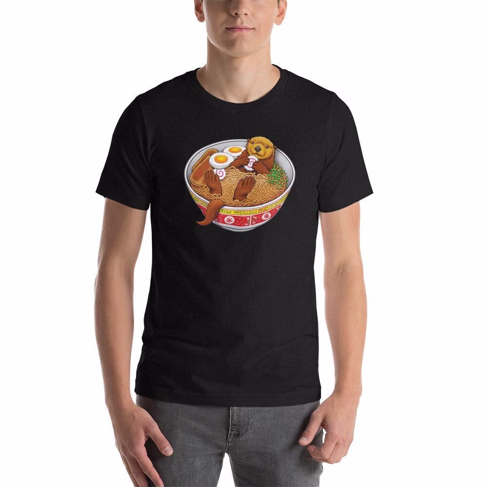 Ramen Sea Otter Short-Sleeve Unisex T-Shirt | Free Us Shipping