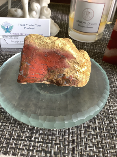 Raw Petrified Red Plum Wood