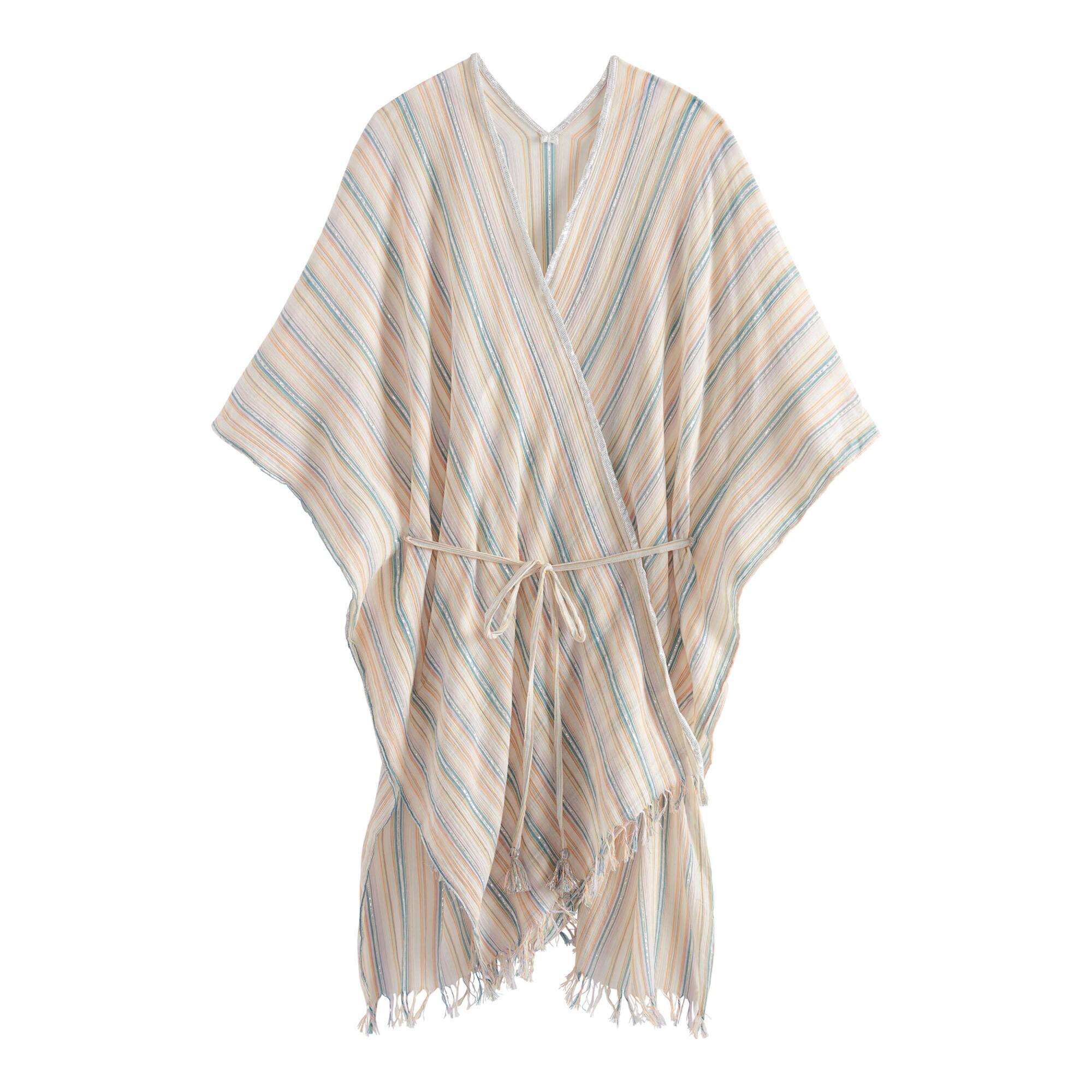 Multicolor Woven Stripe Wrap by World Market