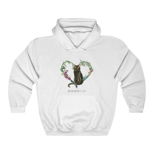 Burmese Cat Women's Unisex Heavy Blend Hoodie Sweatshirt